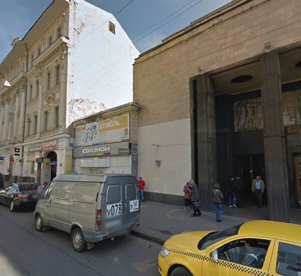 Банкомат Росбанка по адресу ст. м. «Бауманская», южный вестибюль