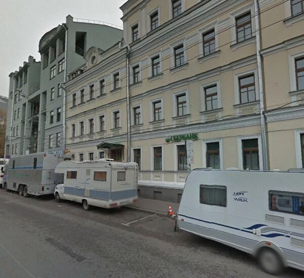 Банкомат Сбербанка России по адресу бул. Цветной,  28,  стр. 1