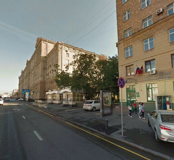 Банкомат Сбербанка России по адресу Новинский б., д. 14, оф. банка